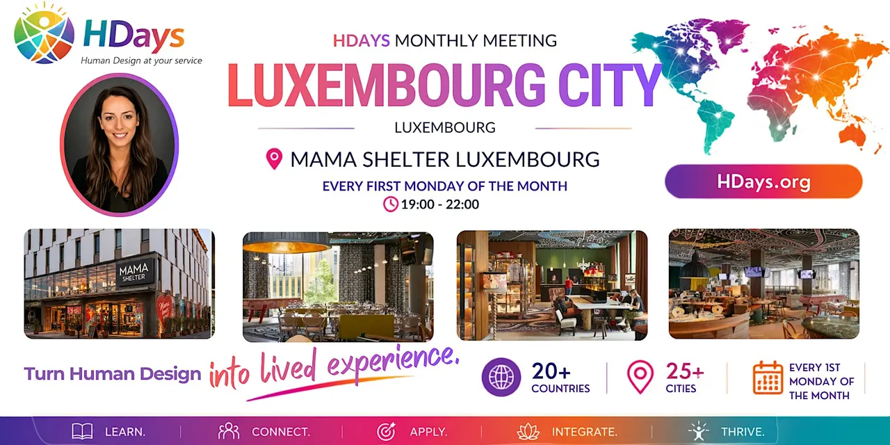 HDays Monthly Meeting in Luxembourg at Mama Shelter Luxembourg City