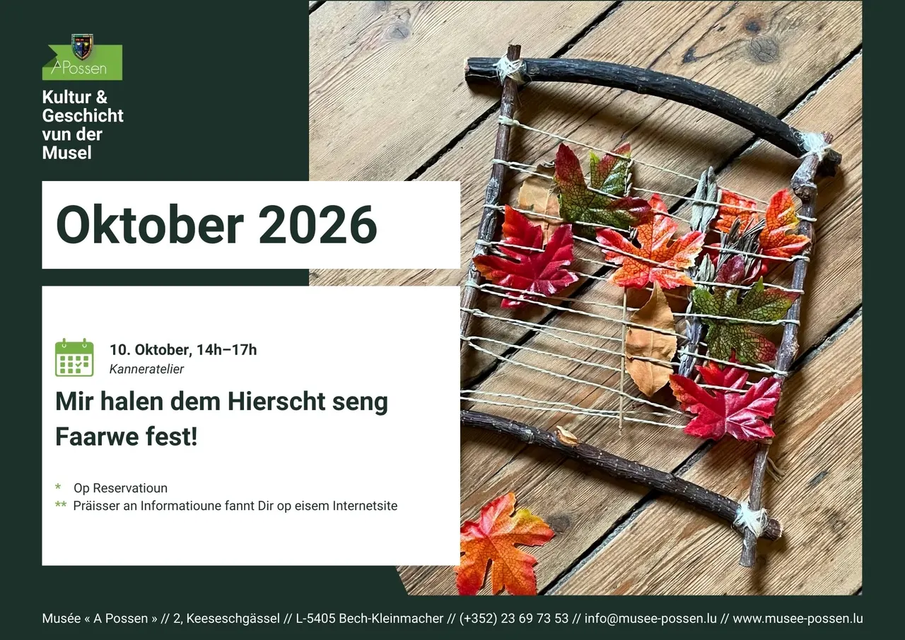 Mir halen dem Hierscht seng Faarwe fest!