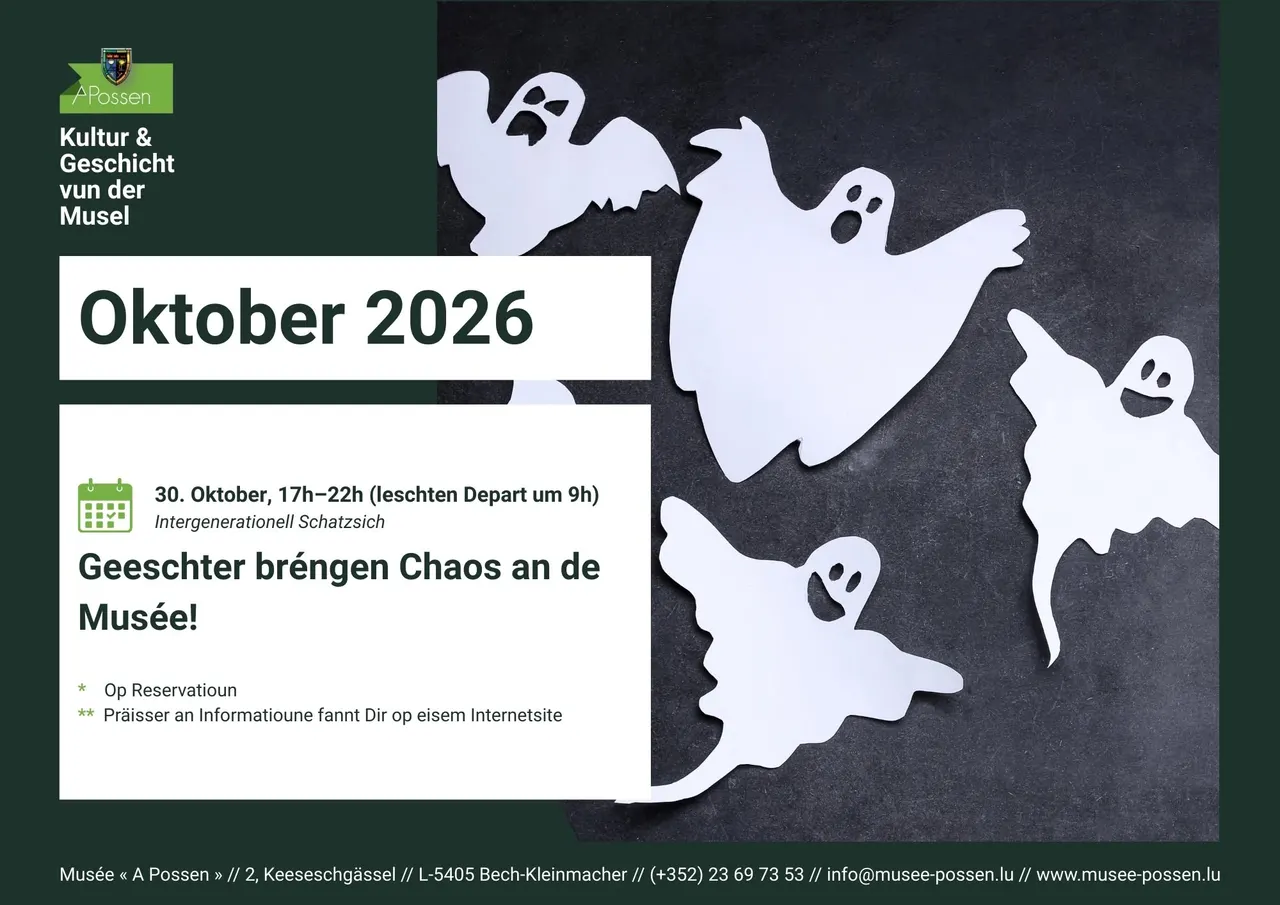 Geeschter bréngen Chaos an de Musée!
