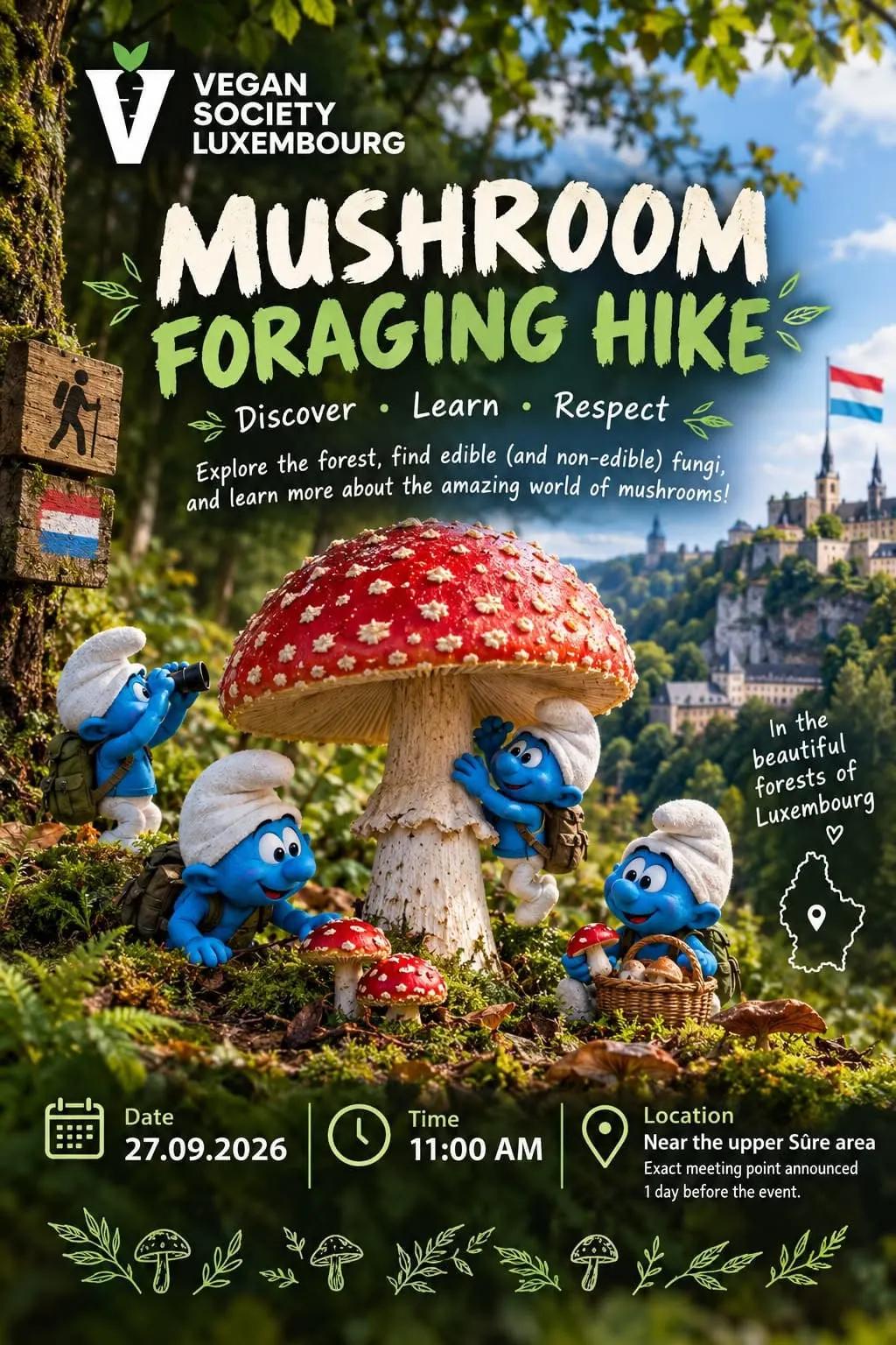 Mushroom foraging Hike