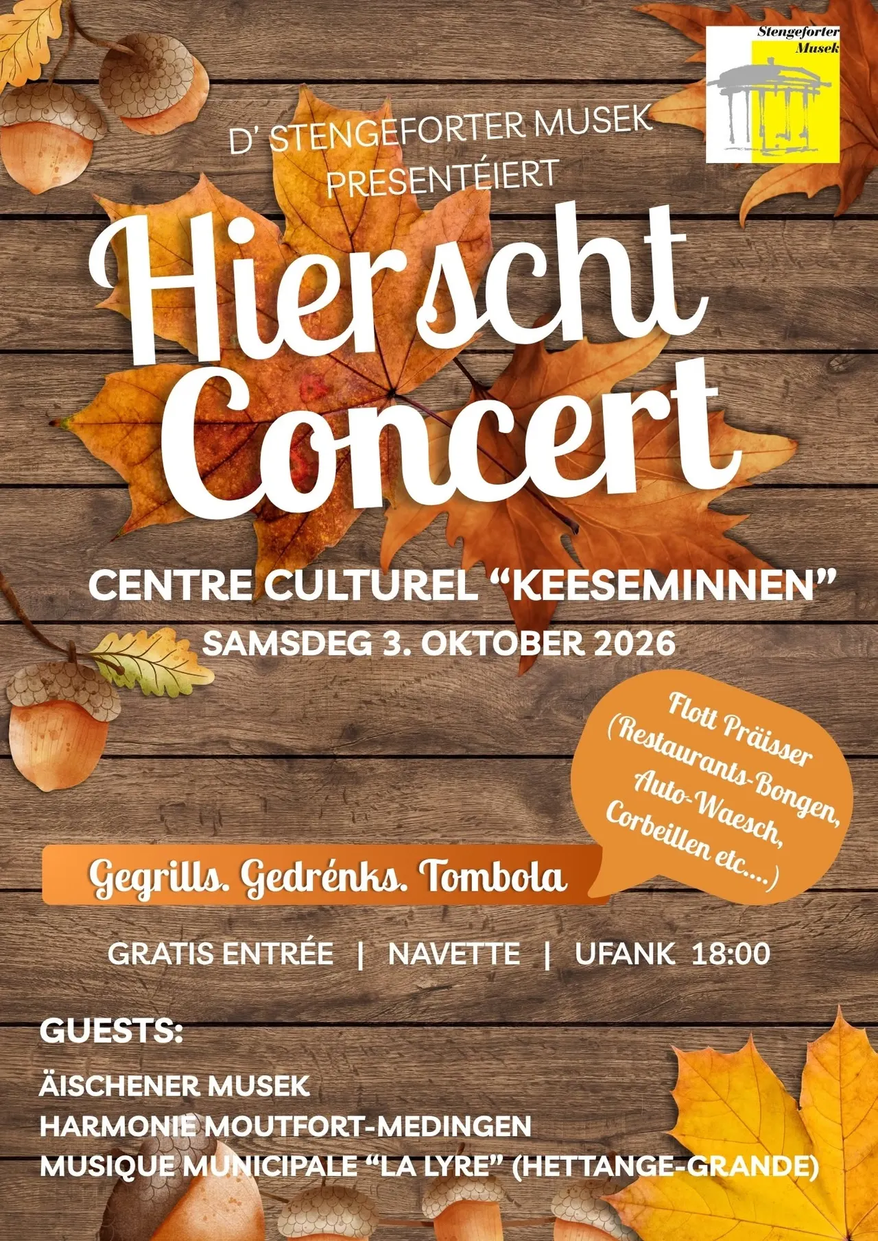 Hierscht Concert