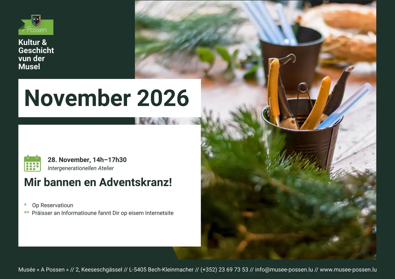 Mir bannen en Adventskranz!