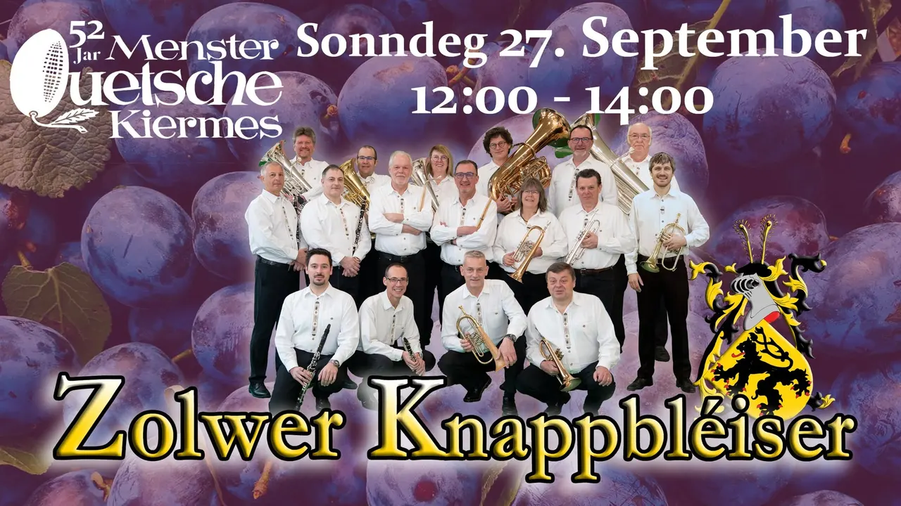 Zolwer Knappbléiser op der Menster Quetschekiermes