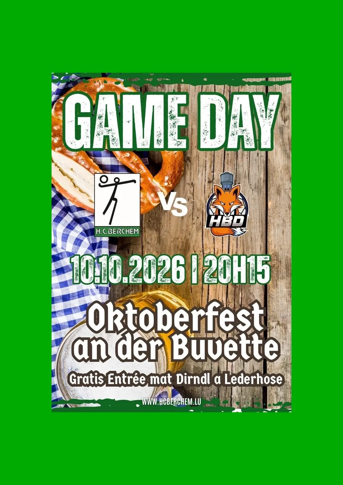 HC Berchem - HB Dudelange