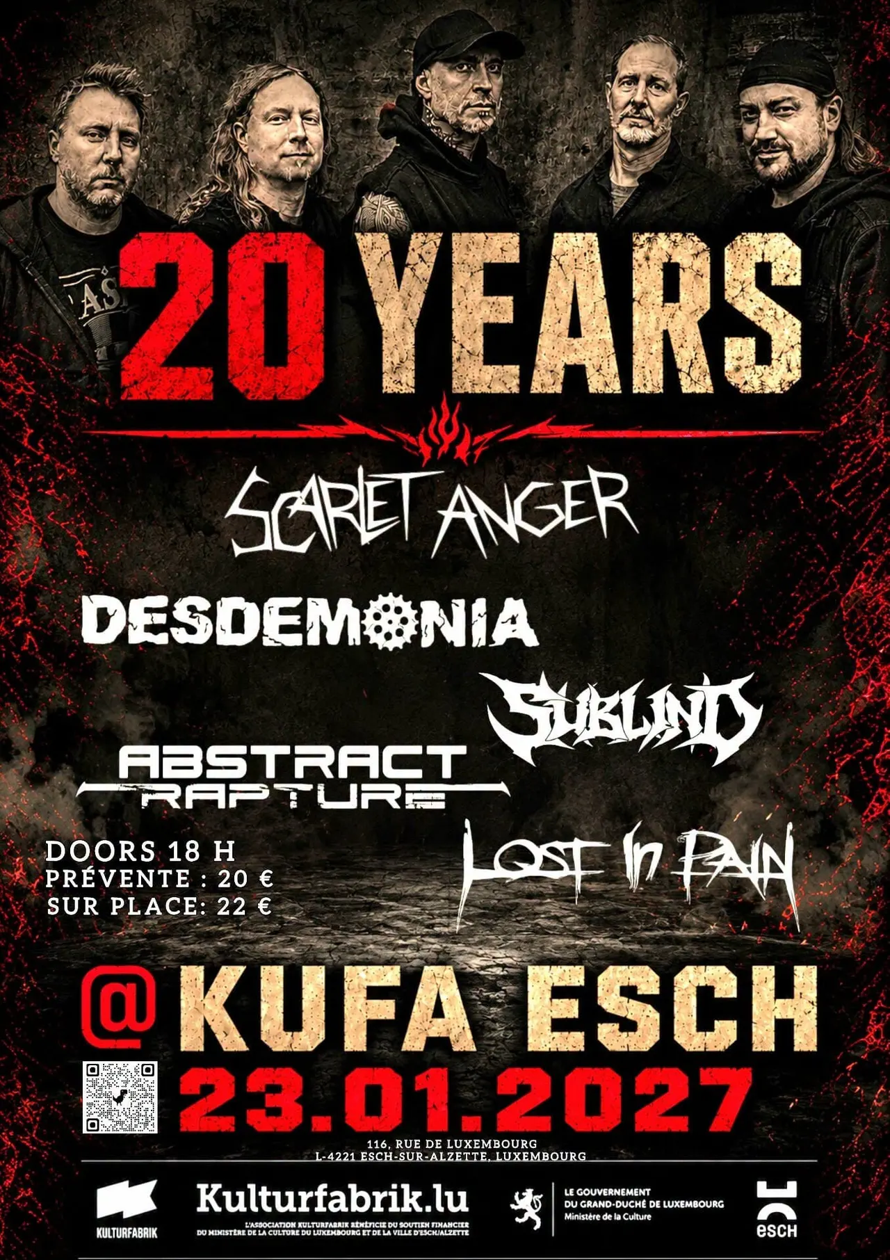 SCARLET ANGER - 20 YEARS OF METAL // @Kulturfabrik