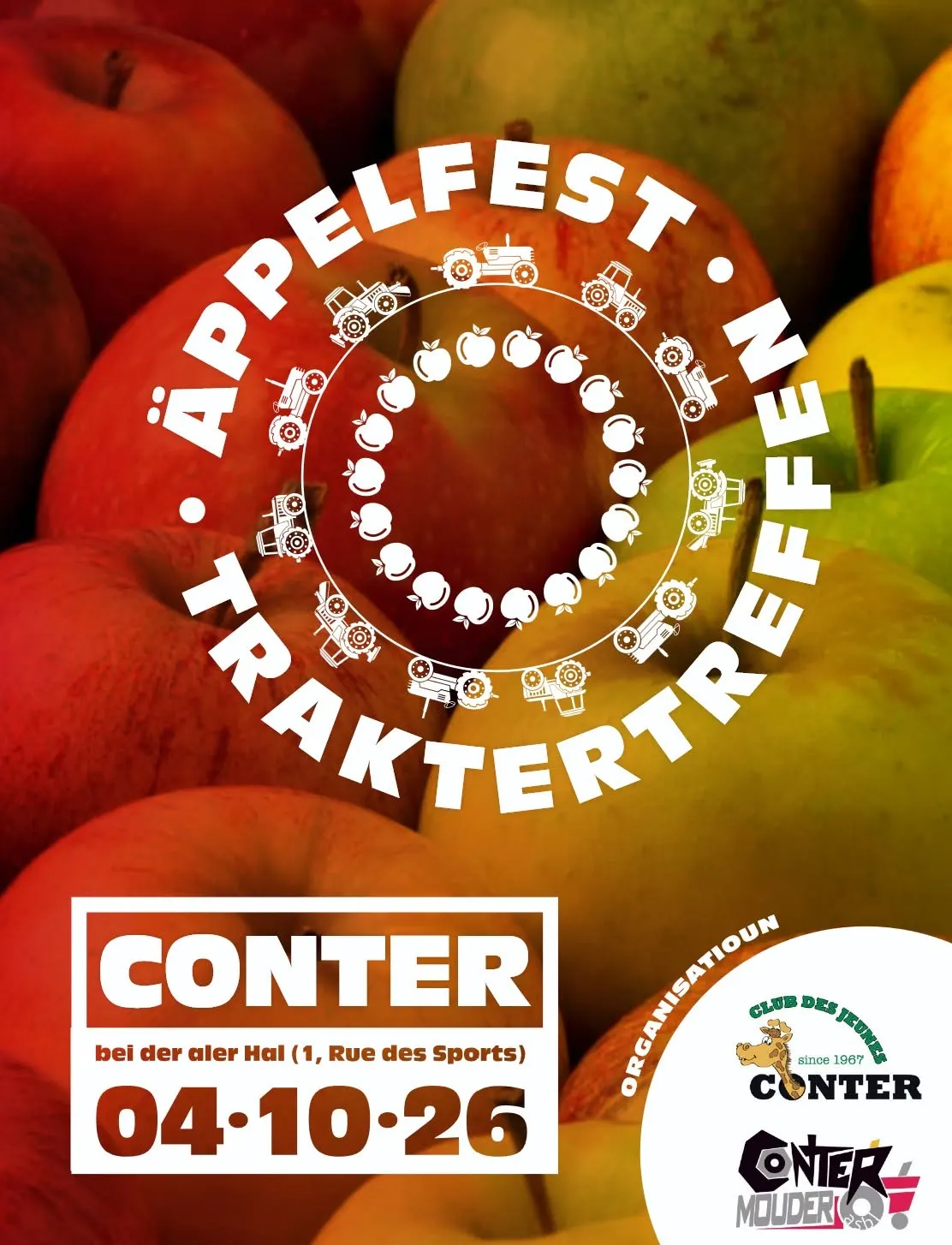 Äppelfest mat Traktertreffen