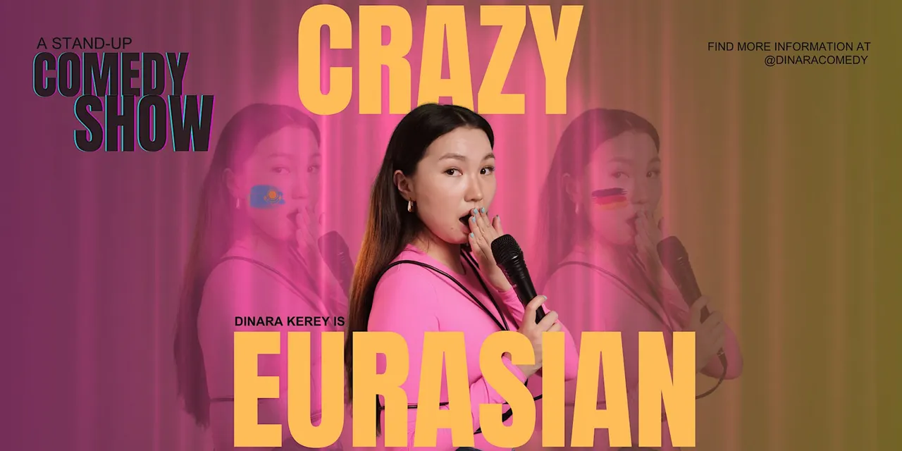 StandUp Comedy in English: Dinara Kerey is CRAZY EURASIAN (LUXEMBOURG)