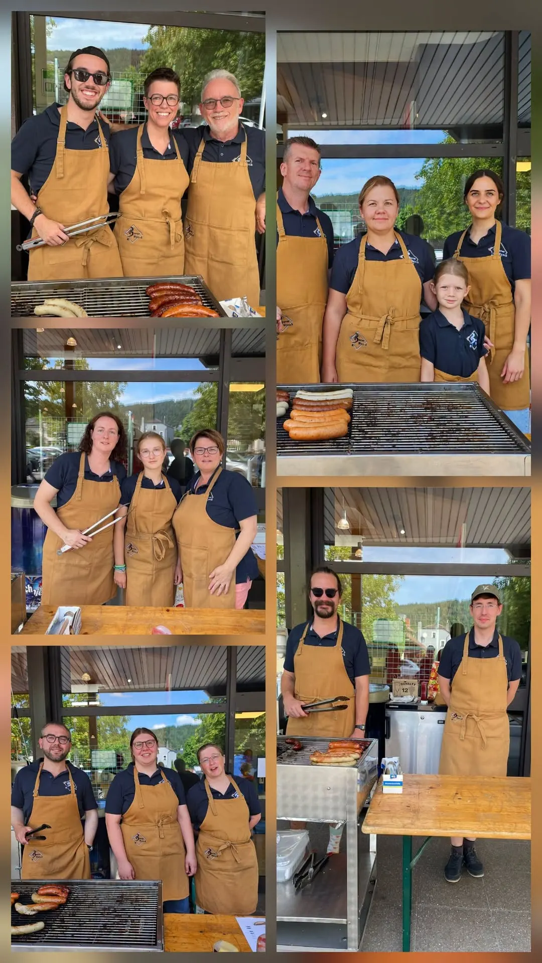 D'Burer Musik grillt beim Cactus Iechternach