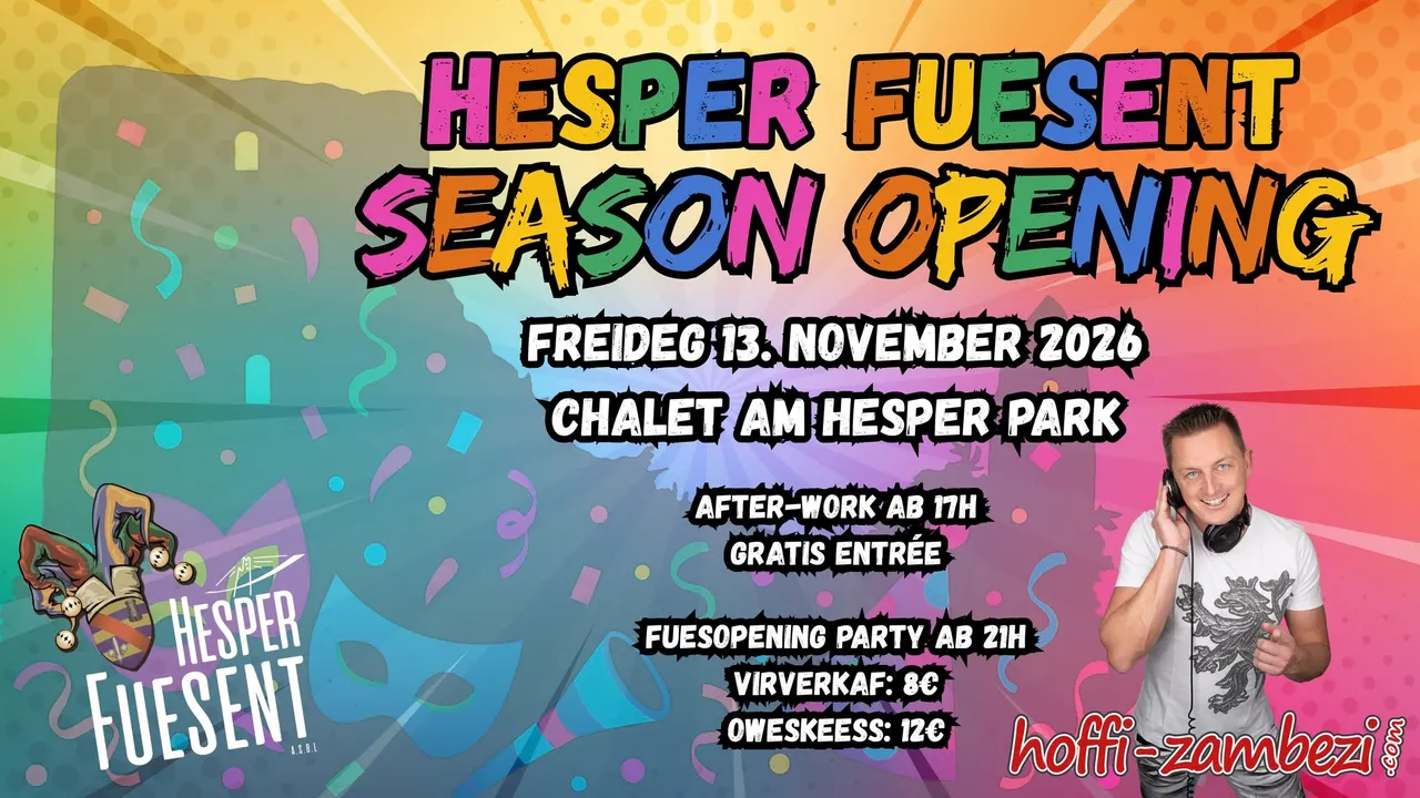 Hesper Fuesent SEASON OPENING