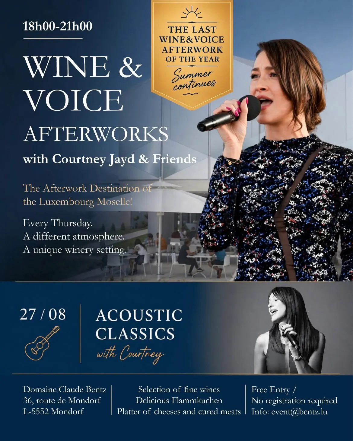 Last Wine & Voice Afterwork of the year at Domaine Claude Bentz