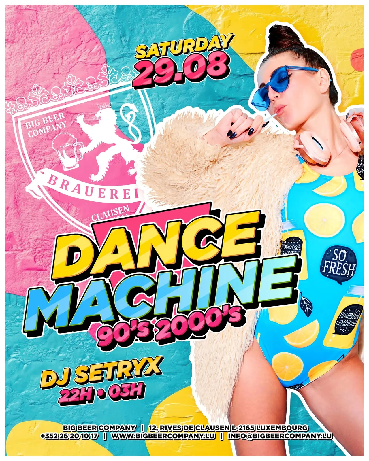 DANCE MACHINE 90s/2000s • DJ SETRYX • BIG BEER COMPANY LUXEMBOURG