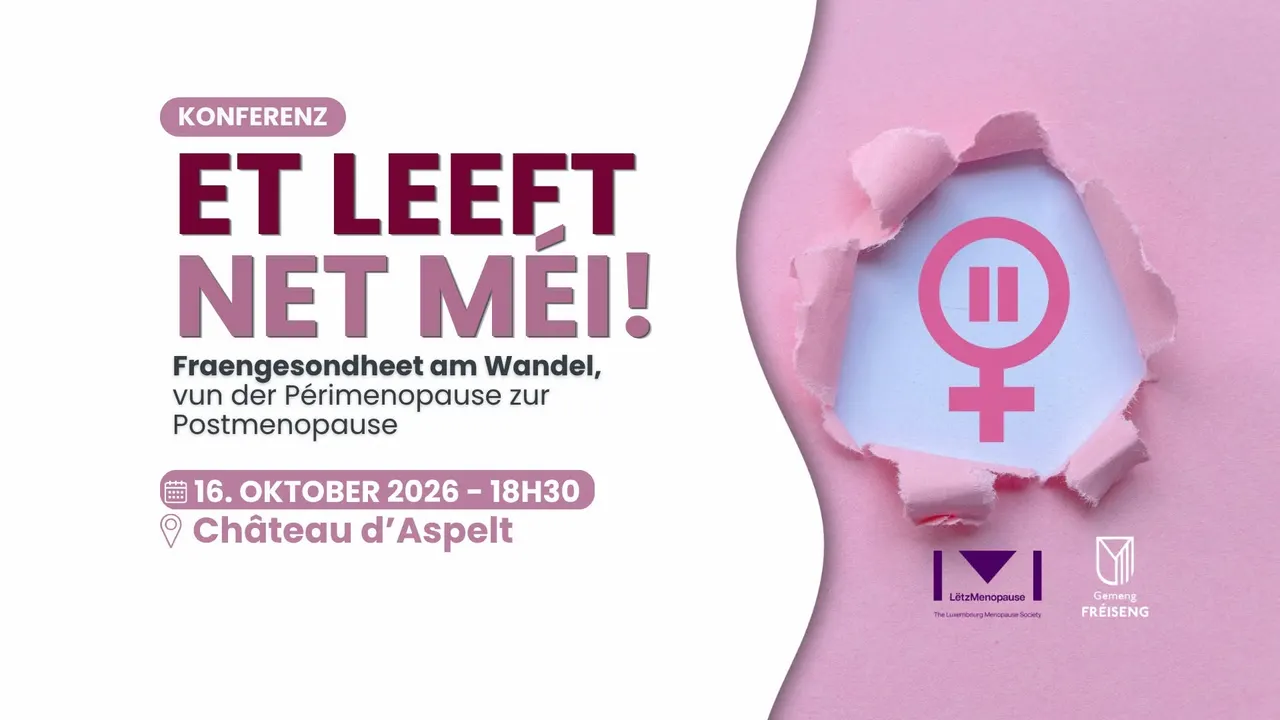 Et leeft net méi! – Konferenz iwwer d’Menopause