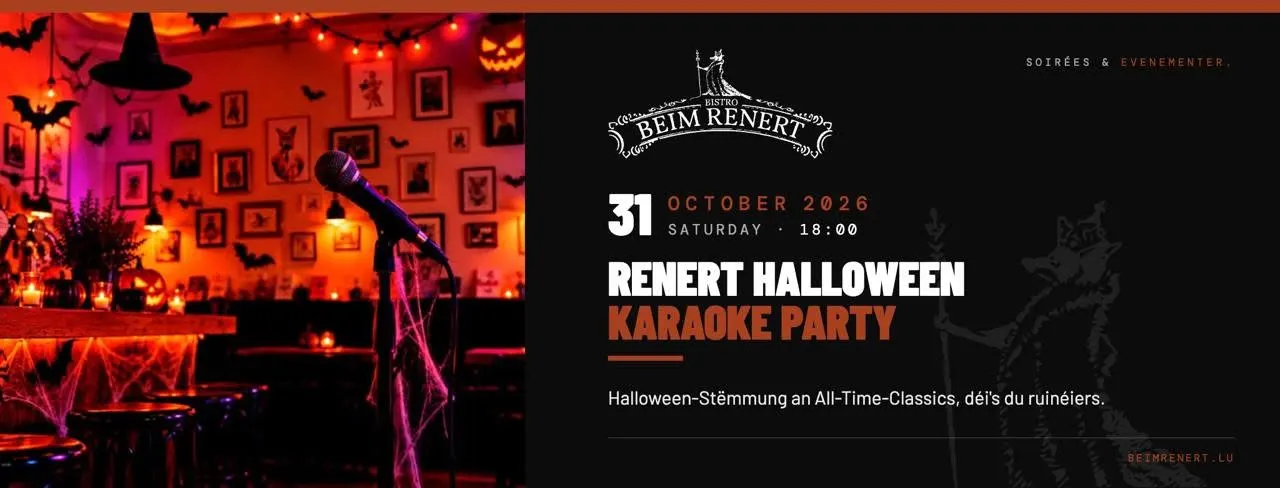 BIG HALLOWEEN KARAOKE PARTY AM RENERT