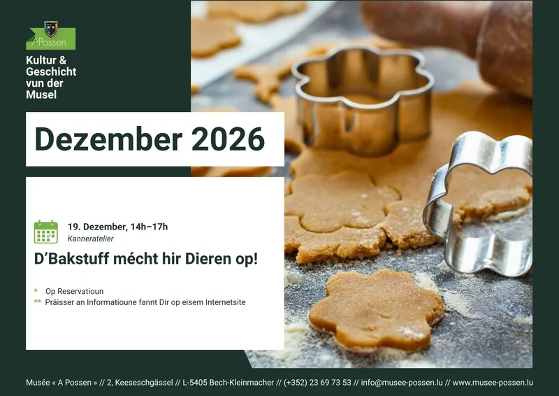 D’Bakstuff mécht hir Dieren op!
