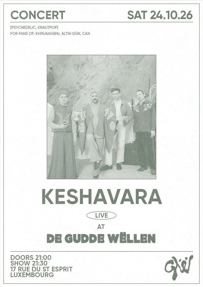 Keshavara x "Moondrām Sevi" Tour at De Gudde Wëllen