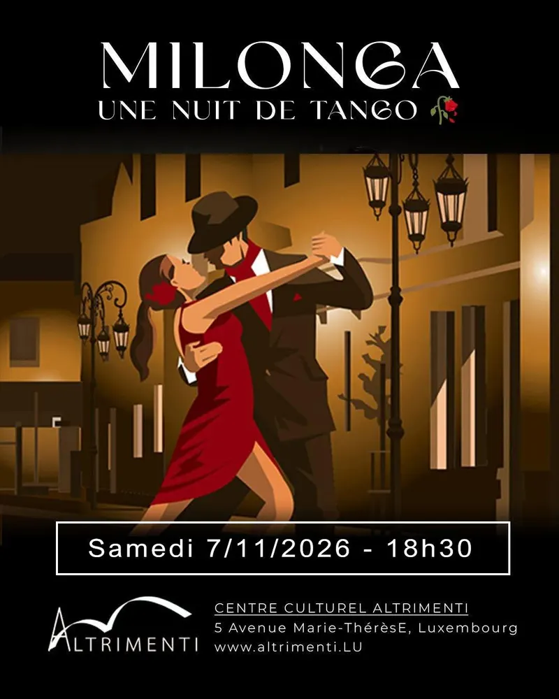 Milonga Samedi – 7 novembre 2026