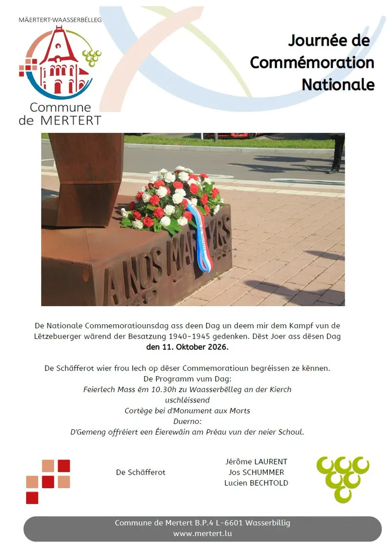 Journée de Commémoration Nationale