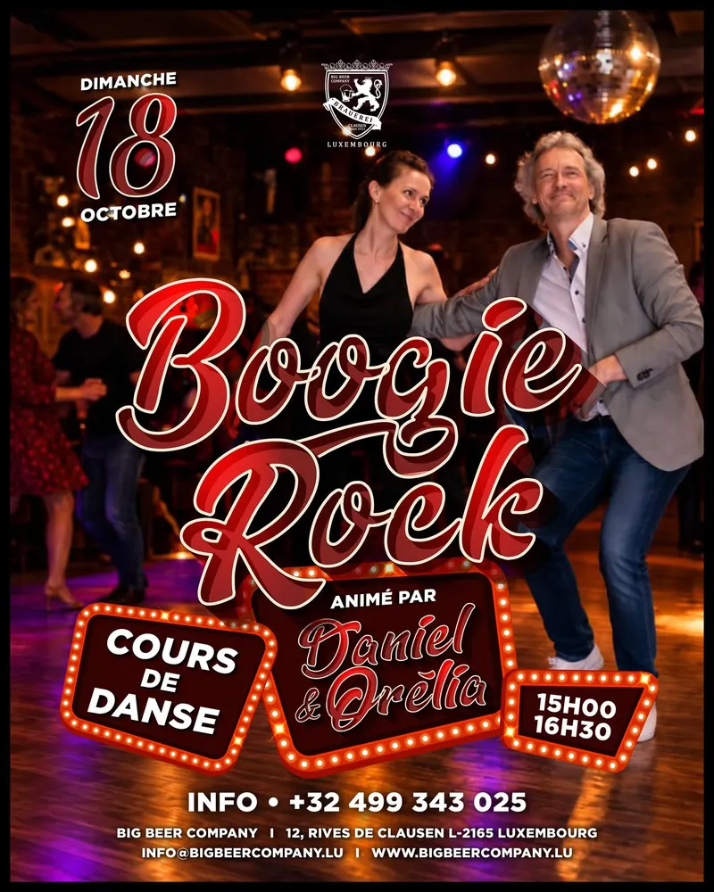Cours de danse Boogie Rock • Big Beer Company Luxembourg