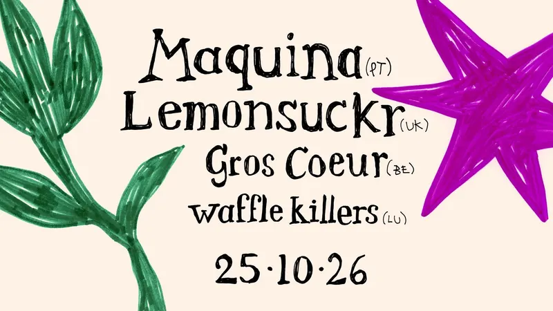 MAQUINA - LEMONSUCKR - GROS COEUR - WAFFLE KILLERS