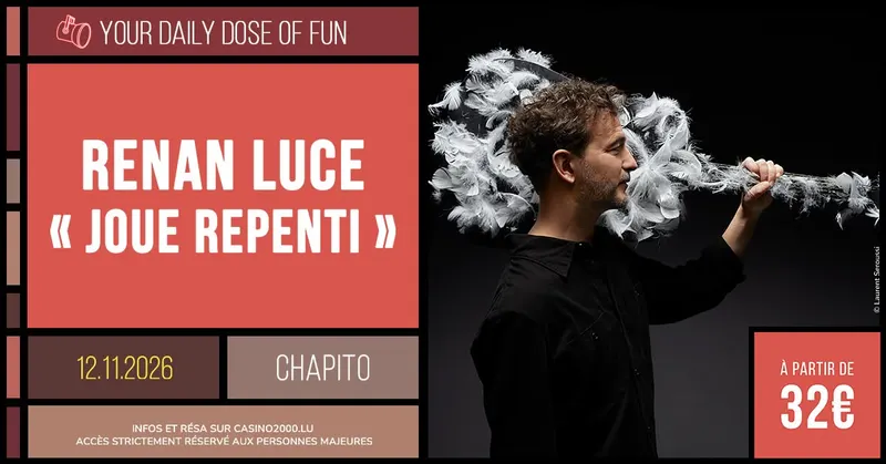 Renan Luce "joue repenti" #casino2000