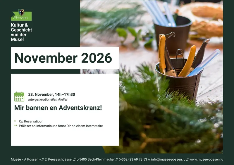 Mir bannen en Adventskranz!