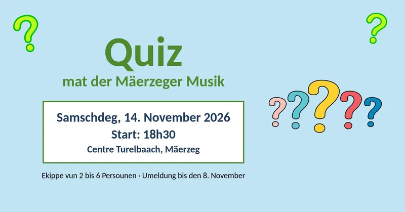 Quiz mat der Mäerzeger Musik