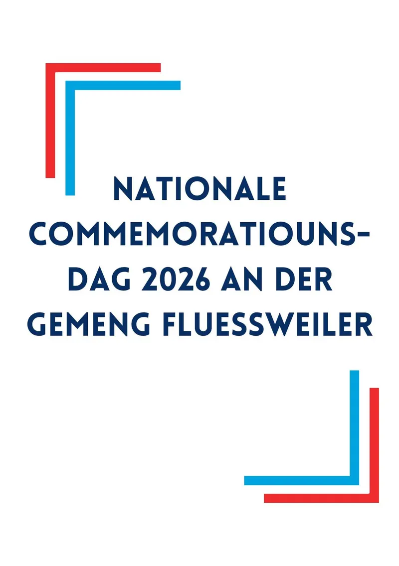 Nationale Commemoratiounsdag 2026 an der Gemeng Fluessweiler