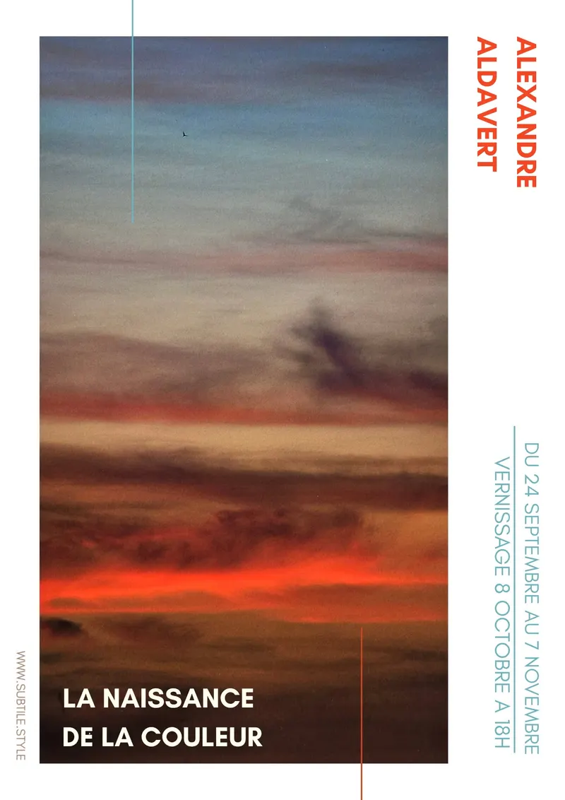 Opening Reception: The Birth of Color by Alexandre Aldavert