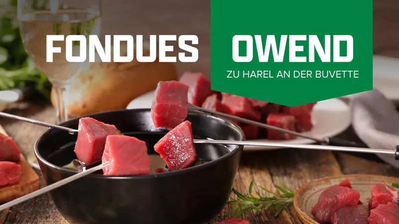 Fonduesowend an der Buvette