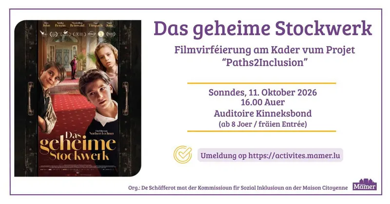 Filmvirféierung „Das geheime Stockwerk“
