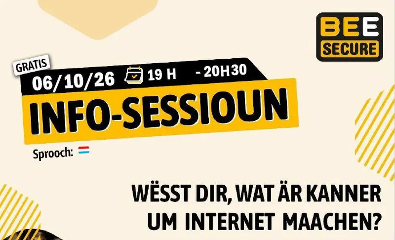 Info-Sessioun - Wësst Dir, wat är Kanner um Internet maachen