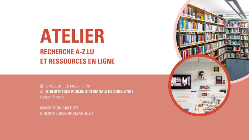 Atelier | Recherche A-Z et ressources en ligne