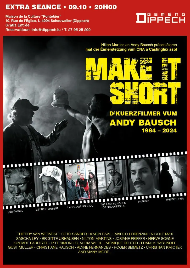 Soirée Andy Bausch "Make it short" - am Kulturhaus Pontebier