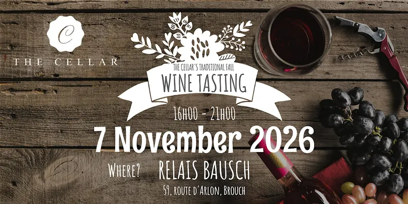 The cellar's traditional fall wine tasting