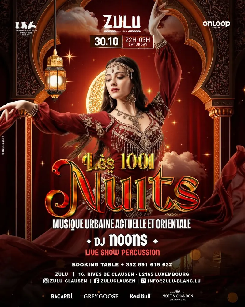 LES 1001 NUITS • ZULU CLAUSEN • 30/10/2026