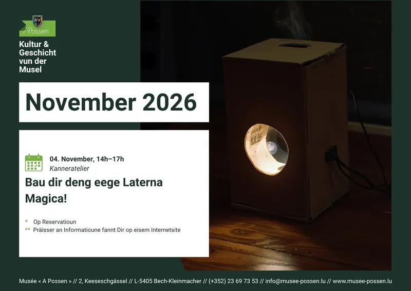 Bau dir deng eege Laterna Magica!