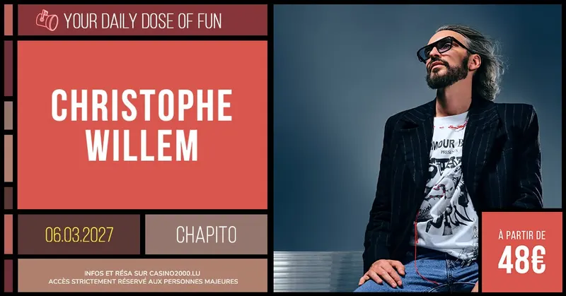 Christophe Willem #casino2000