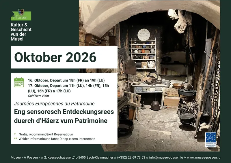 Eng sensoresch Entdeckungsrees duerch de Patrimoine