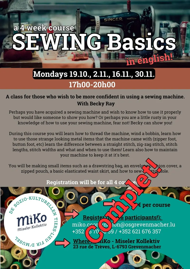 Sewing basics / COMPLET!