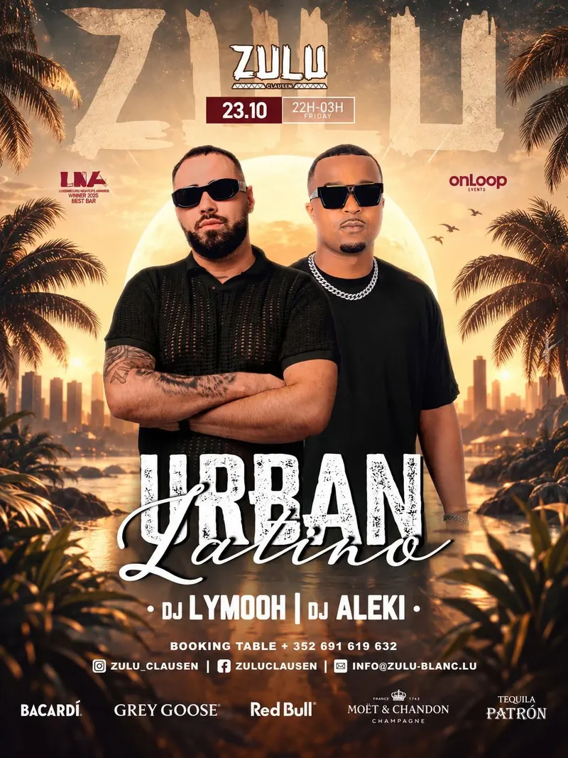URBAN LATINO • ZULU CLAUSEN • 23/10/2026