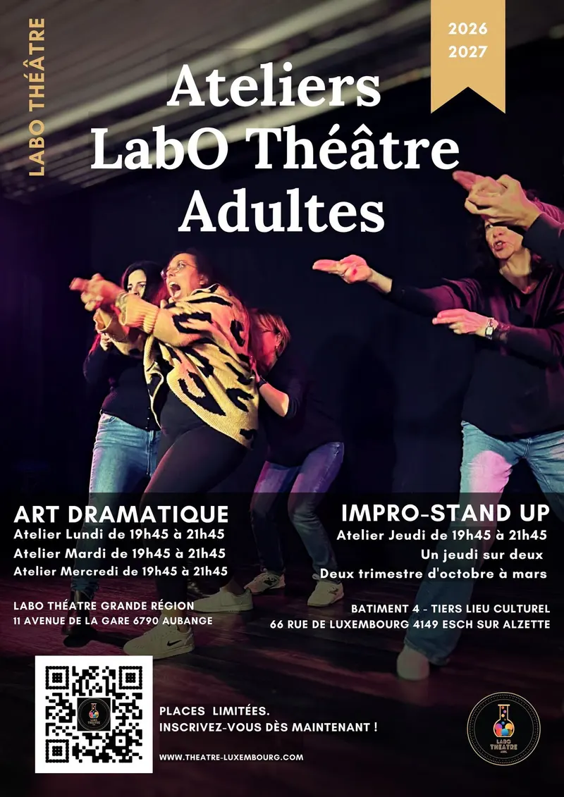ENVIE DE FAIRE DU THÉÂTRE ? VENEZ ESSAYER !