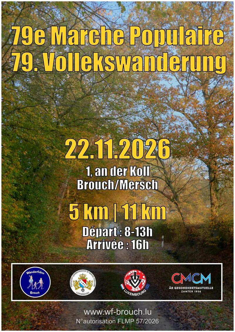 BROUCH (MERSCH) FLMP IVV WANDERUNG